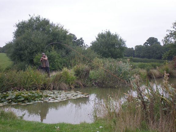 Ah well there's always next time. But the chances of getting this pole-bending catfish out will still be remote!