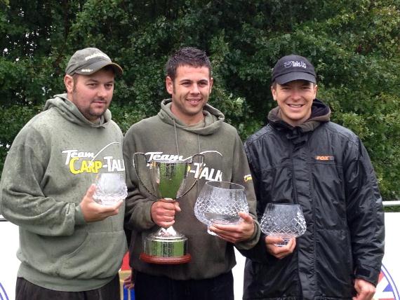 A Fox 1-2 with Champion Kev Grout and 2nd placed James Anderson