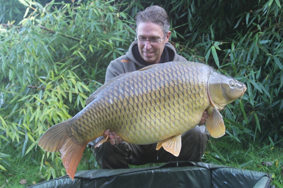 Dave bagged eight fish over 40lbs with this 51lb common topping the catch off!