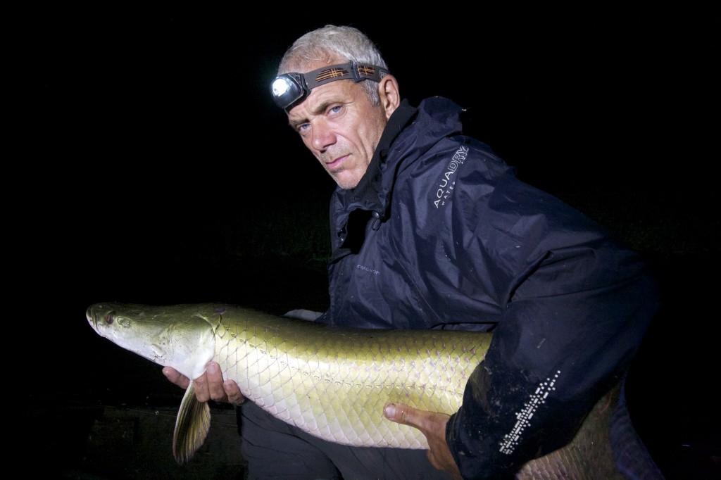 In Face Ripper, Jeremy Wade grapples with arapaima in Bolivia.