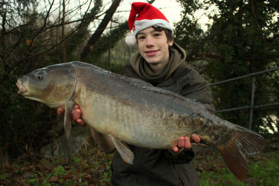 Alex's first river carp