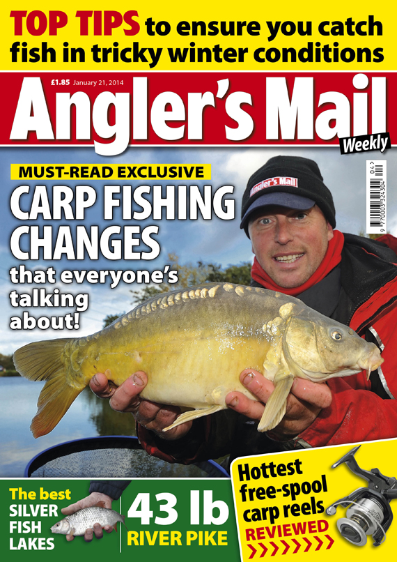 Pick up your copy of the biggest read in fishing this week. This latest copy of Angler's Mail magazine is in stockists from Tuesday, January 21.