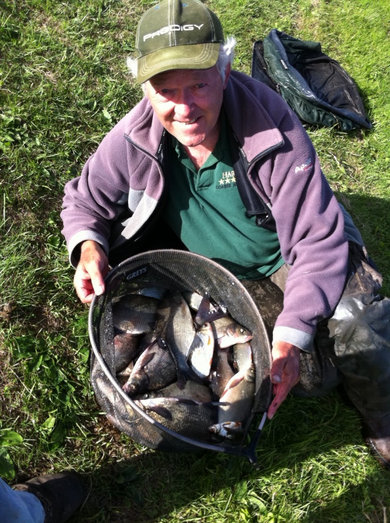 Dave Coster with a good net of northern caught skimmers and quality roach, taken by constantly switching rigs and depths to keep in touch with the fish.