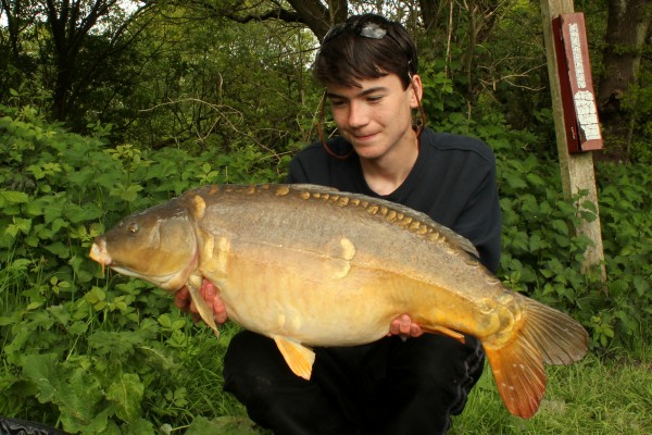 Cluster at 25 lb. But the highlight was a stunning common carp.... revealed in the account in the issue of Angler's Mail below.