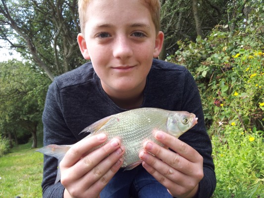 Don't become obsessed with catching just carp. Aim for a mixed bag and you never know what you are going to catch next, like this silver bream.