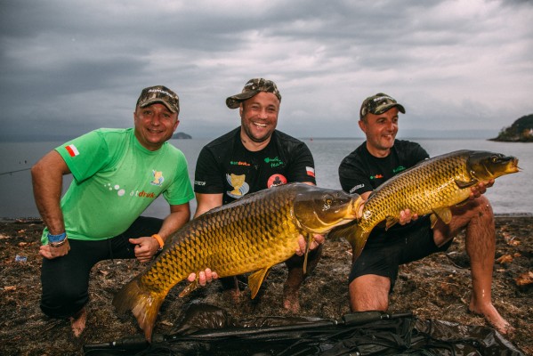 Stunning Bolsena common carp put similes on many faces at the 2014 World Carp Classic.