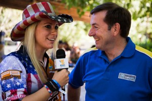 World Carp Classic organiser Ross Honey - here interviewed during impressive filming activities - will be taking the event to a different venue next time.
