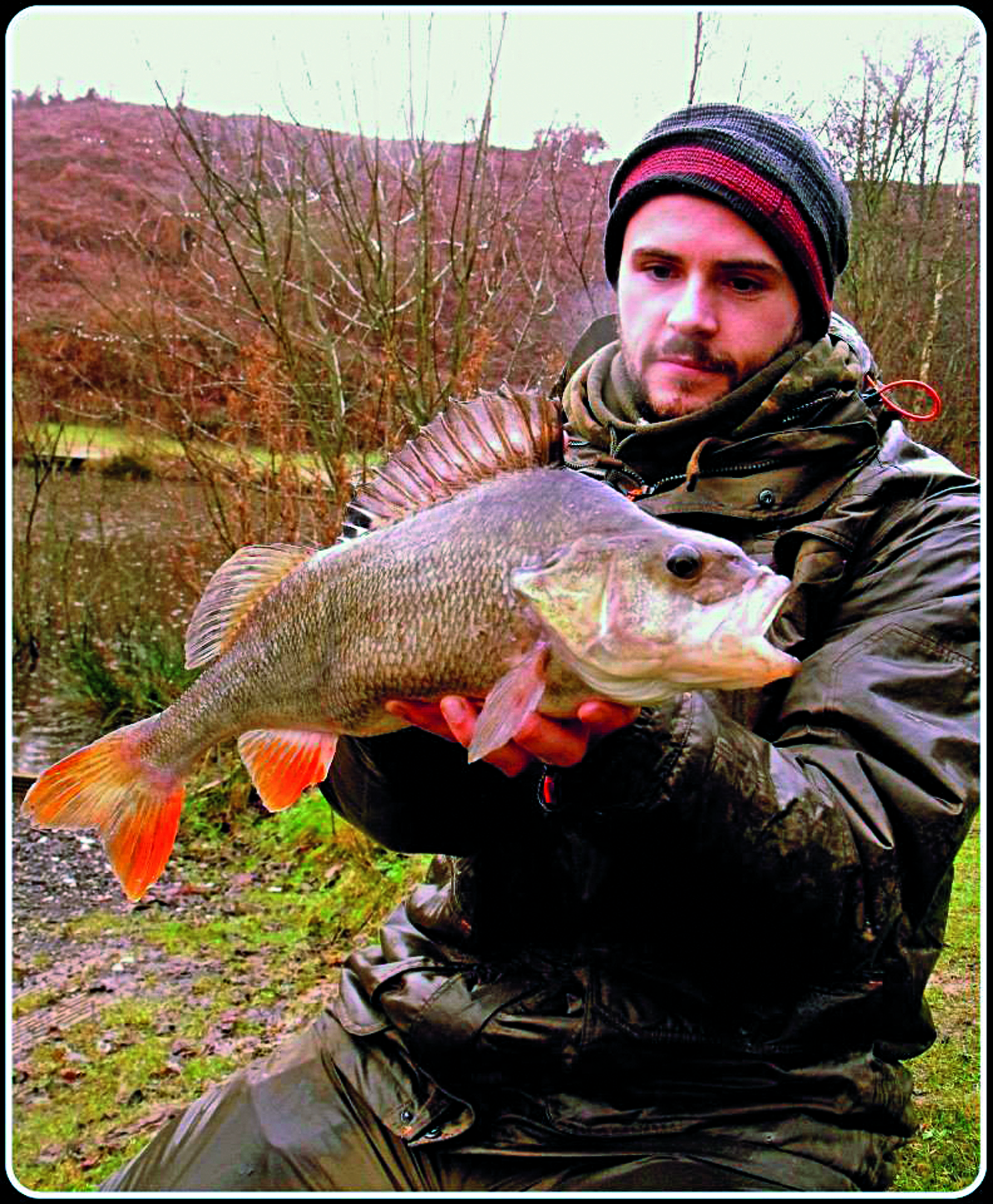 Bruce Ruscoe enjoyed a brilliant perch at Lloyds Meadow Fishery on a Savage Gear weighted jig.