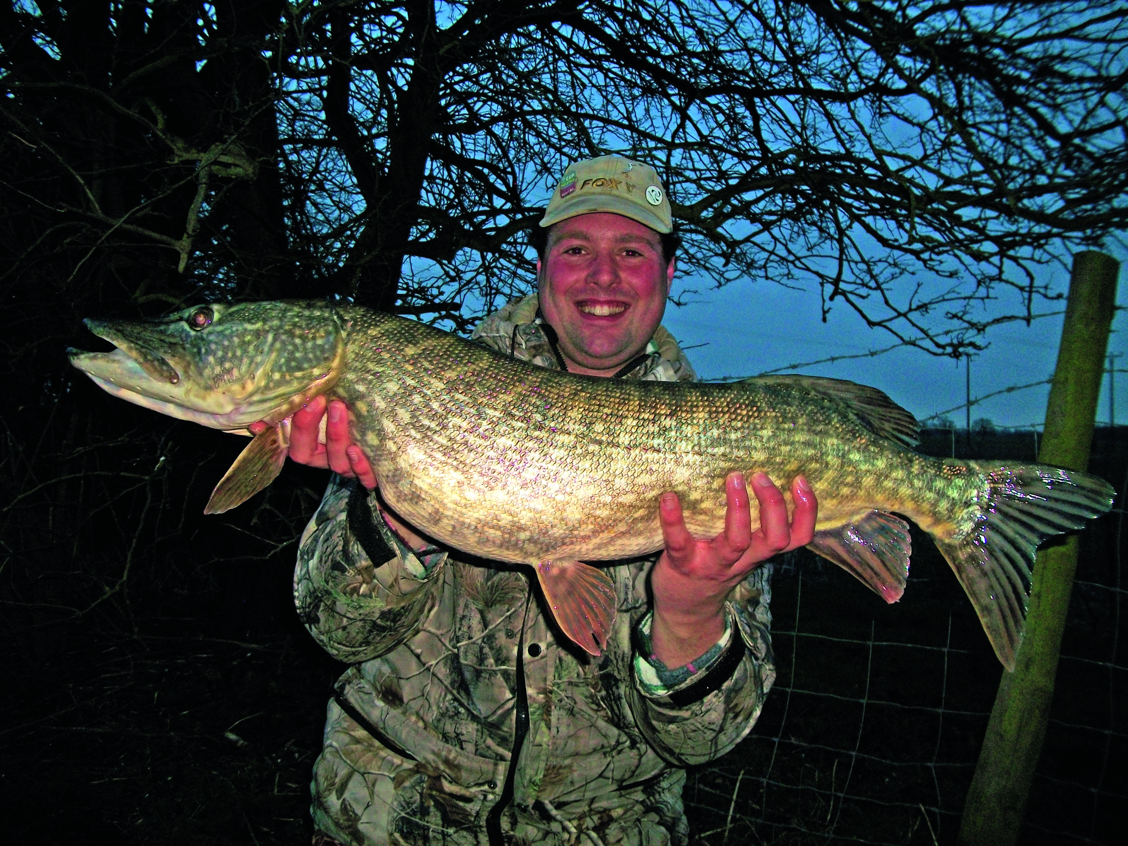 This fine 13lb 7oz pike was Colin Hebb's only bite of the day, but boy was it a beauty!