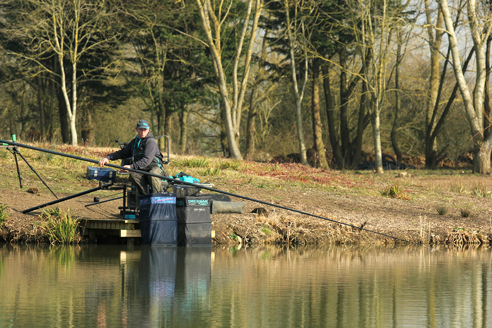 Fishery owner Andy Lloyd at Ivy house.