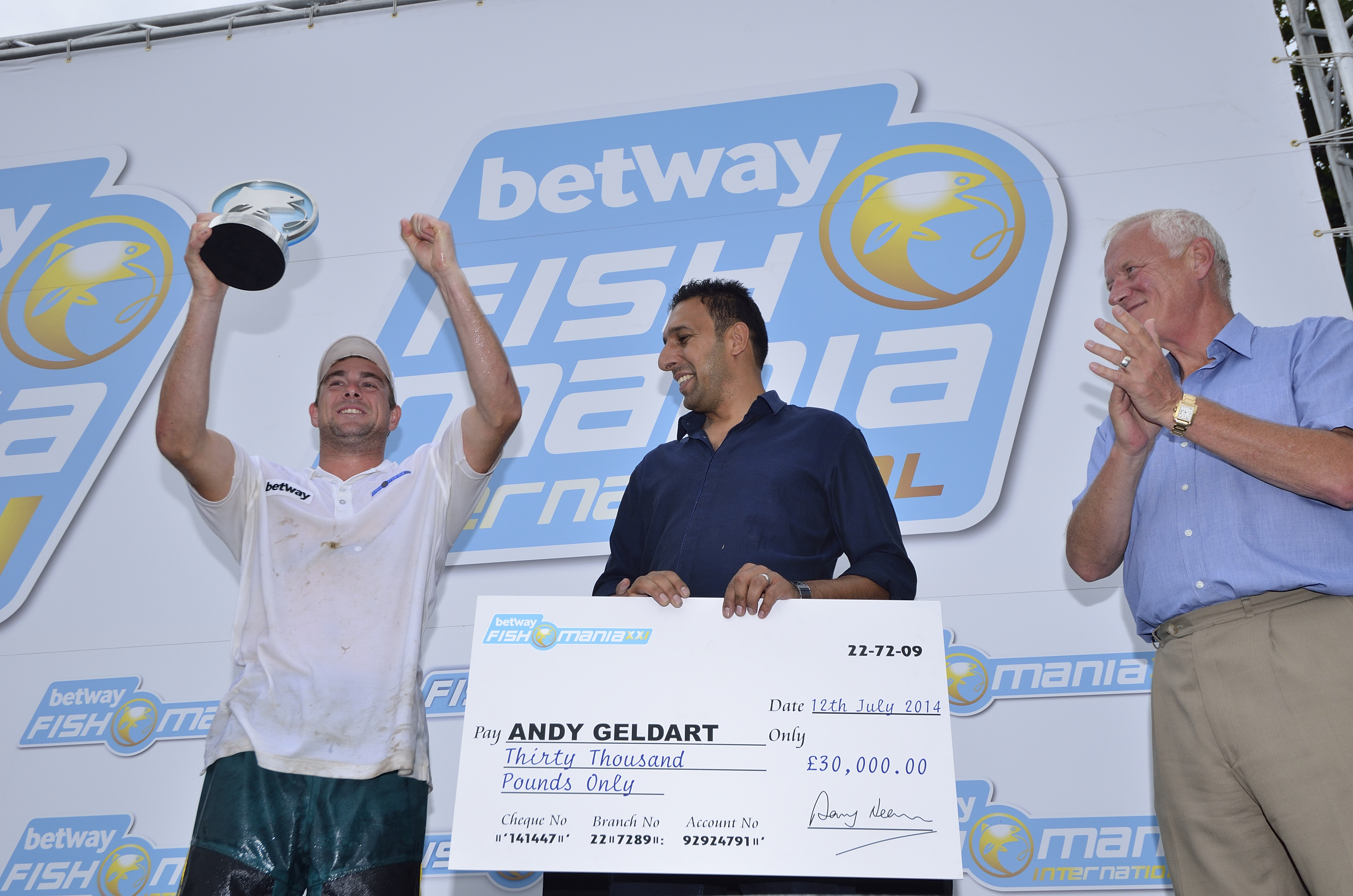 Barry Hearn (right), his Matchroom teamn, along with Sky Sports and fishing organisers Angling Trust have created an enduringly popular event with Fish'O'Mania. Who will win it this time?