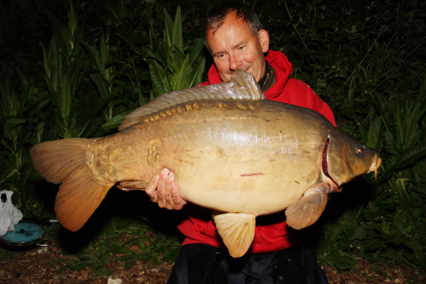 Expect intruders. This near 30lb carp came during a bream campaign.