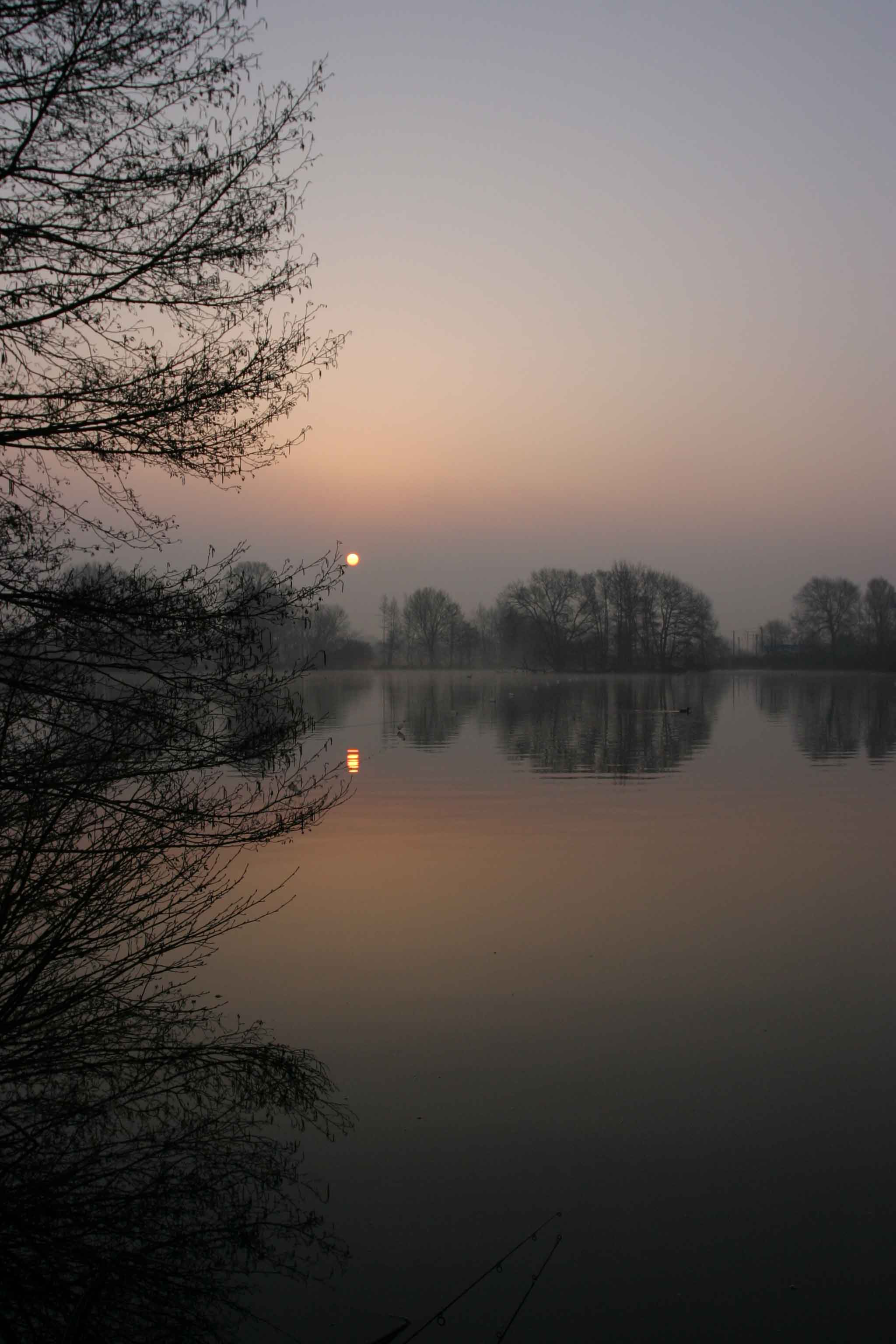 Dawn on a new water, time for thought and expectance.