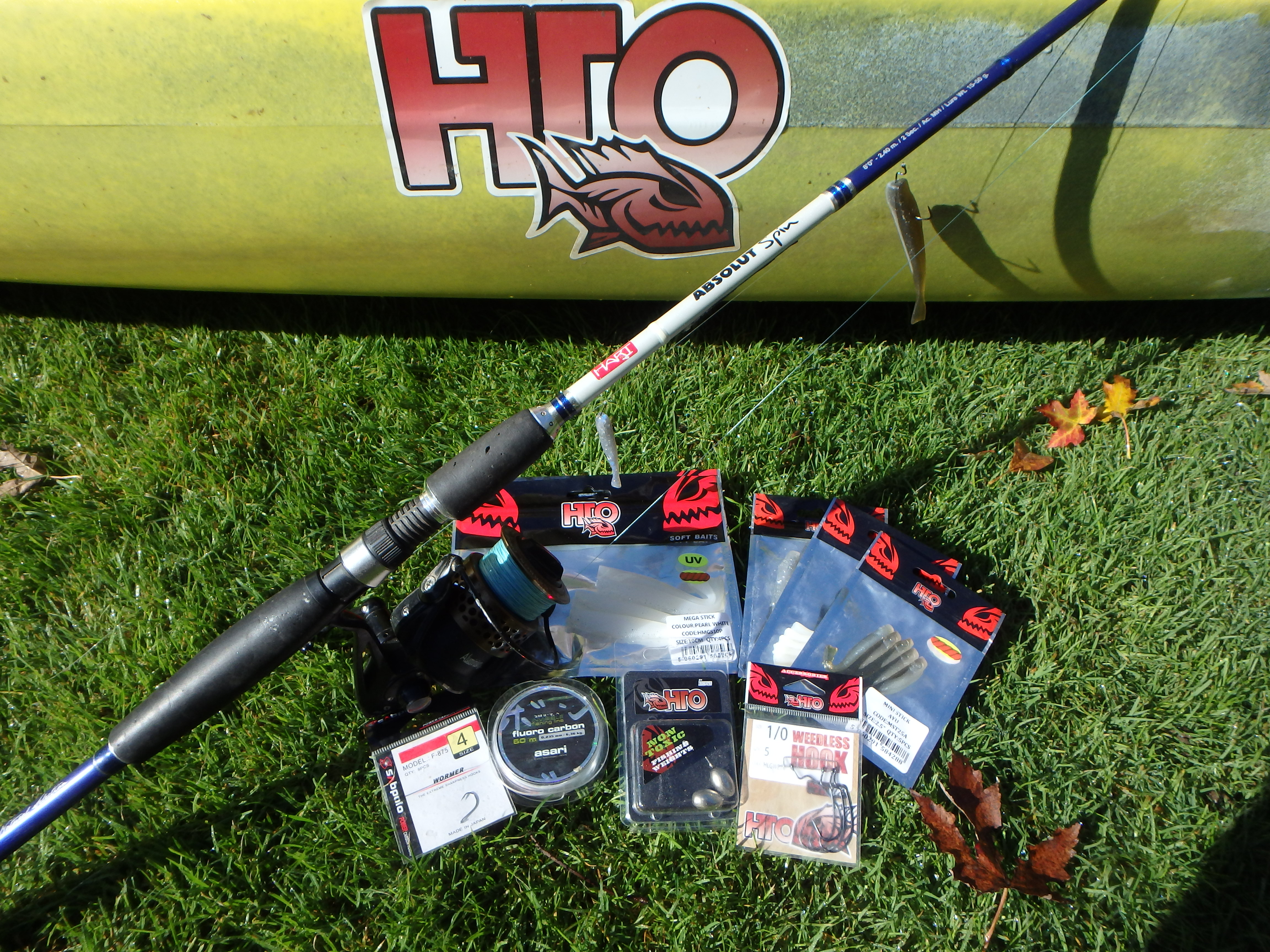 Exciting lure fishing for coarse fish from a kayak!