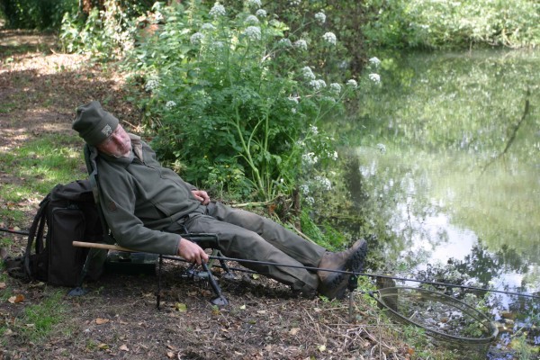 Keep your hand on your rod at all times.