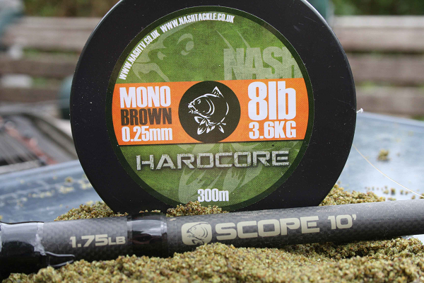 8lb mono and 1.75lb rods, a perfect pair.
