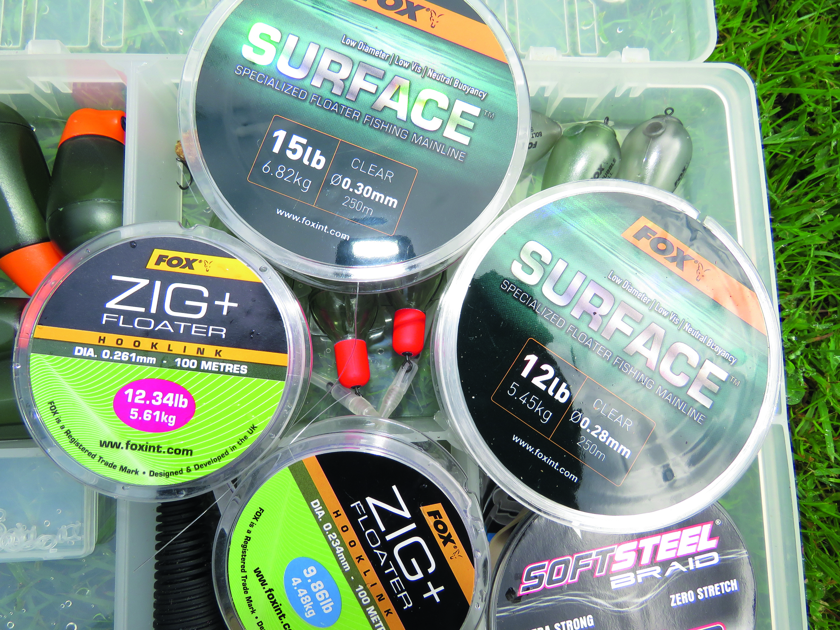 Surface Floater Line was used on the reel whilst Andy’s preference was a 9.86 lb Zig and Floater hook link. The length of the hook link is adjusted to how the fish are feeding. A short hook link of around 30 cm is fine for confident feeders but it could be up to a metre for more wary carp.