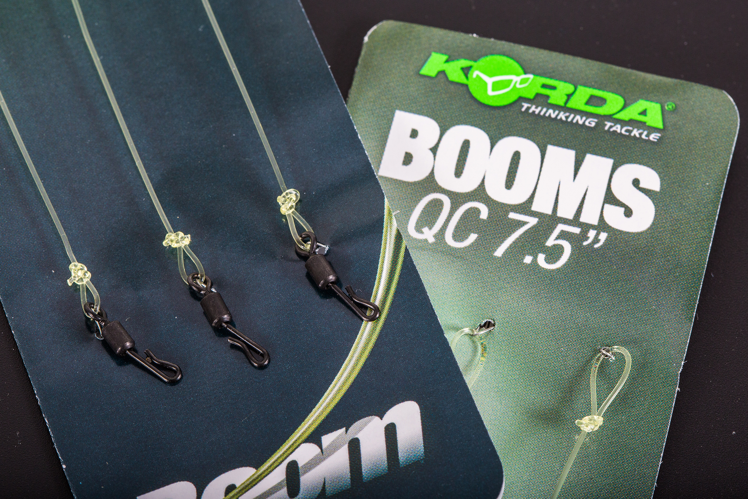 KORDA QC BOOMS 3 PER PACK 25LB 5.5/" OR 7.5/" CARP FISHING TACKLE