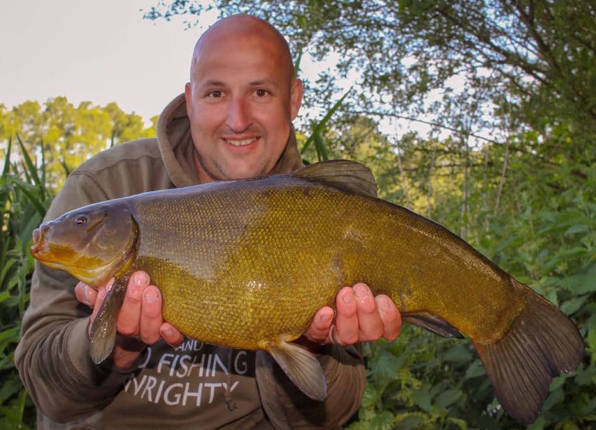 Carp fishing ace Dave Wright had a brace of double-figure tench.