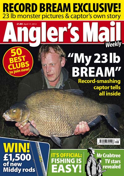Scot Crook's record-breaking bream was another Angler's Mail magazine exclusive. It makes sense to keep top catches exclusive to the mag by emailing us: anglersmail@ti-media.com