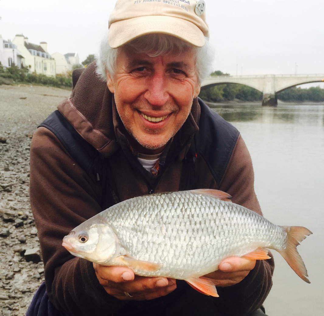 Martin Salter loves the urban fishing offered by the Thames - and he caught this big roach on the tidal reaches.