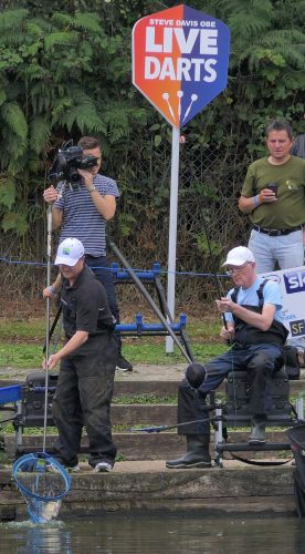 Steve Davis lands a fish last year at Gold Valley. He'll be fishing in the Target Sports Stars Fishing Championship in 2019.
