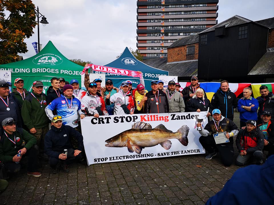 Anglers stood united in protest against the killing of canal zander.