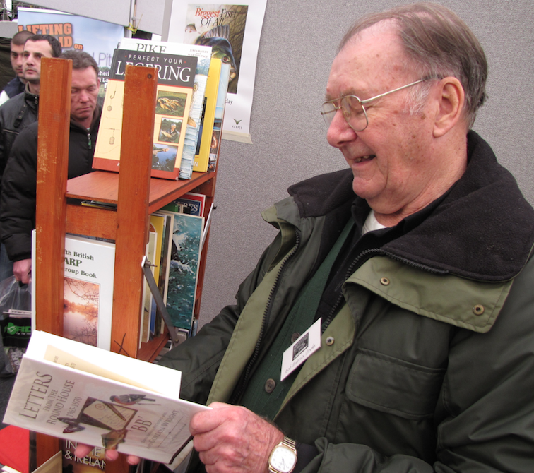 Bob Buteux, seen in more recent times at a fishing show.