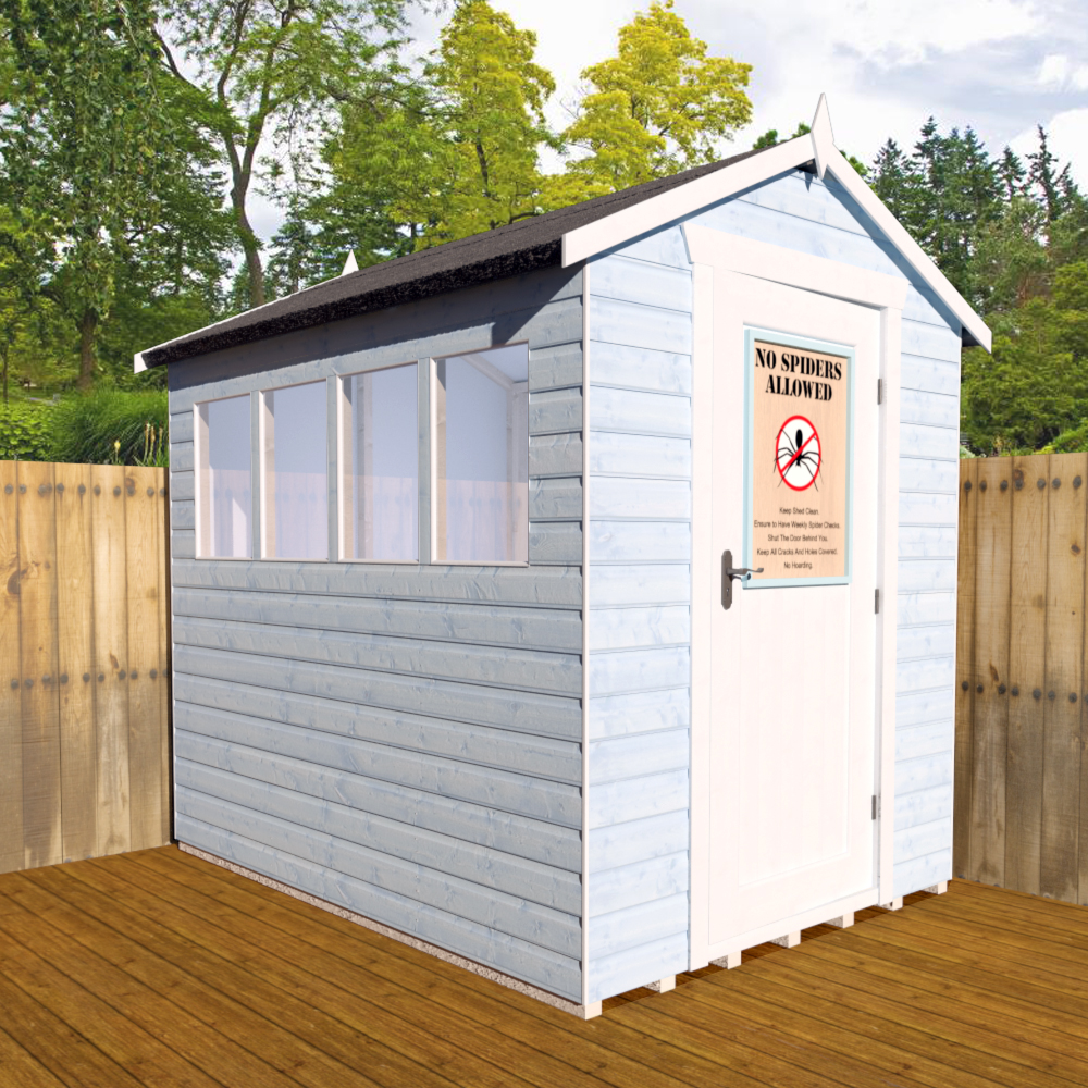 world's first spider-proof shed is unveiled - amateur