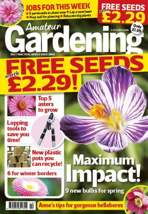 Amateur Gardening 6 October 2018 cover
