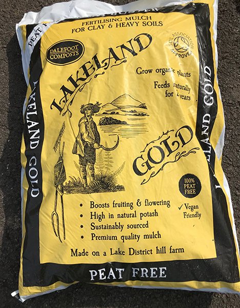 Dalefoot Lakeland Gold peat-free 'clay-buster' compost