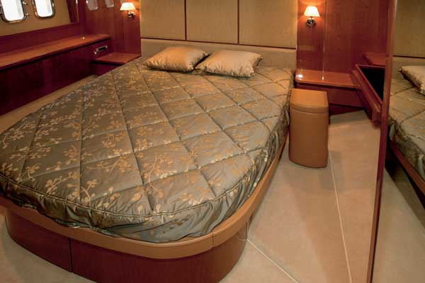 Master cabin | Princess 54 | Reviews | Motor Boats Monthly |