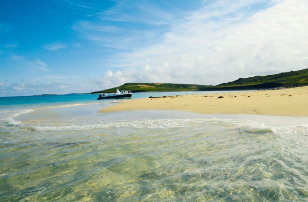 Crystal clear waters at the Scillies