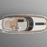 Bavaria Deep Blue 46 Flybridge top deck plan