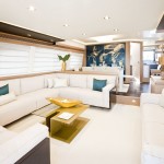 Ferretti 740 saloon aft