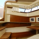 Marex 370 aft eating area