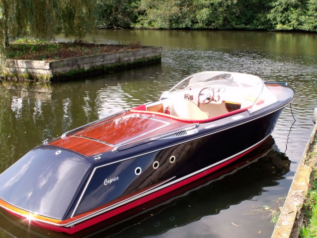 Webb Boats Caprice launch