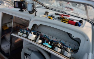 Dashboard electrics and nav gear