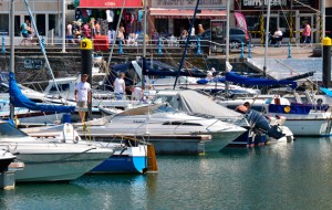 Smuggler's Blues at home in Torquay Harbour