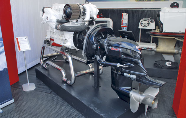 Cummins engine with Konrad drive