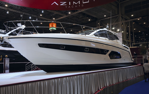 Azimut Atlantis 43 at Dusseldorf Boat Show