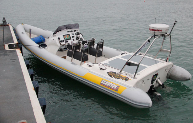 Round Anglesey RIB record Ocean Devil