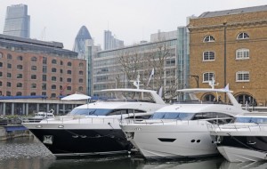 Princess at the London Yacht, Jet and Prestige Car Show, which is being rebranded as the London On-Water Yacht & Boat Show for 2016