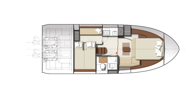 Jeanneau Leader 36 layout