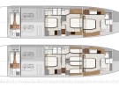 Prestige 680 - lower deck layout
