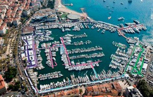 Cannes Yachting Festival from above