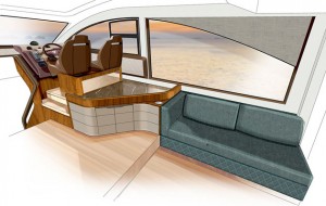 Fairline Targa 53 - Saloon Starboard