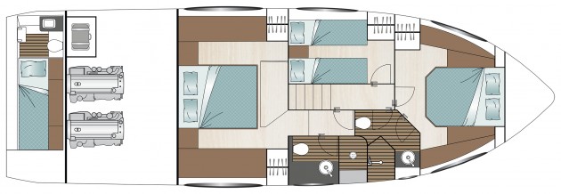 Sealine F530 layout