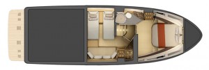 Sea Ray 400 Sundancer - layout