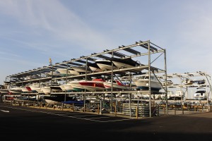 Gosport Marina dry stack powerboat and rib show